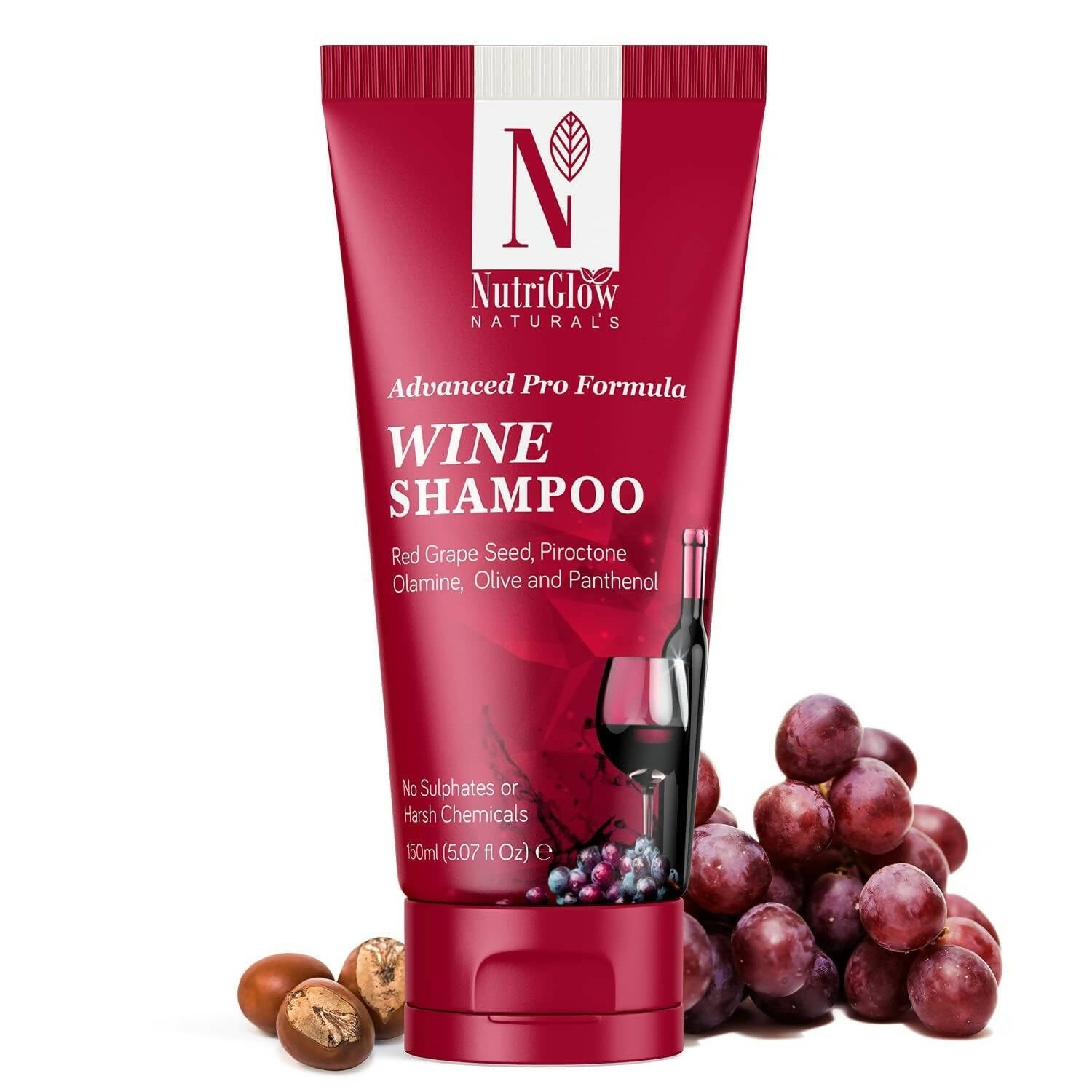 NutriGlow NATURAL'S Advanced Pro Formula Wine Hair Spa - Mytrendzcart