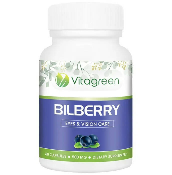 Vitagreen Bilberry Capsules - Mytrendzcart