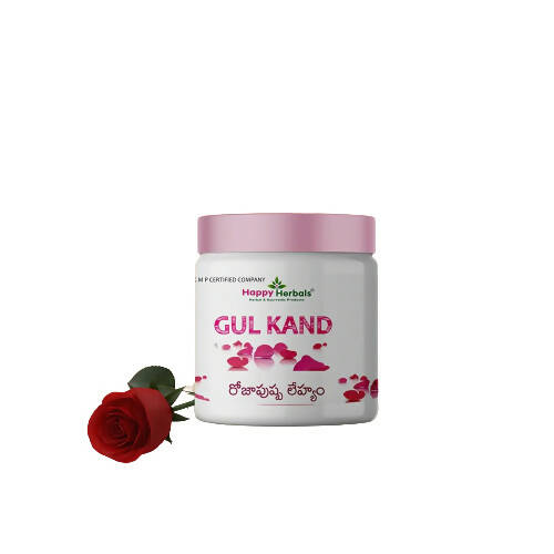 Happy Herbals Gulkand-Roja Pushpa Lehyam - Mytrendzcart