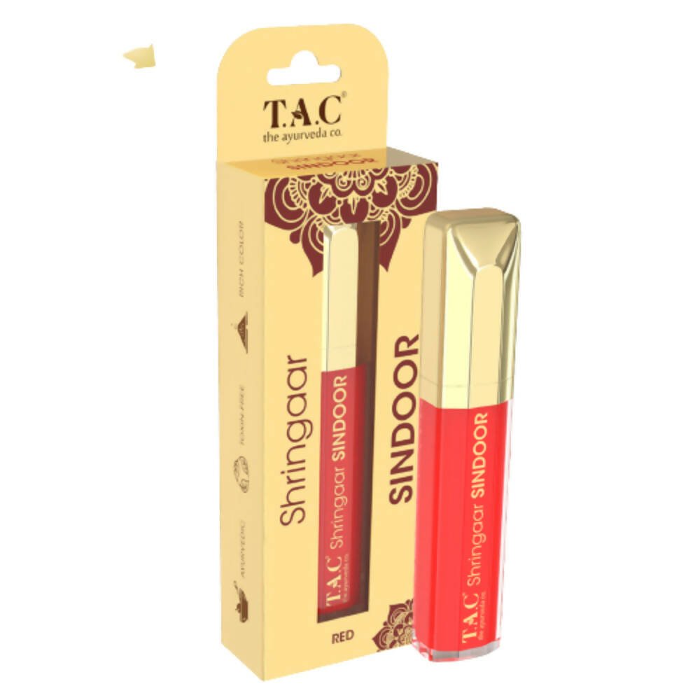 TAC - The Ayurveda Co. 100% Natural Herbal Liquid Sindoor Red - Mytrendzcart