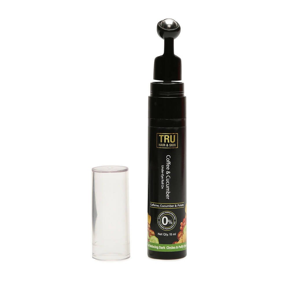 Tru Hair & Skin Coffee & Cucumber Under - Eye Roll On - Mytrendzcart