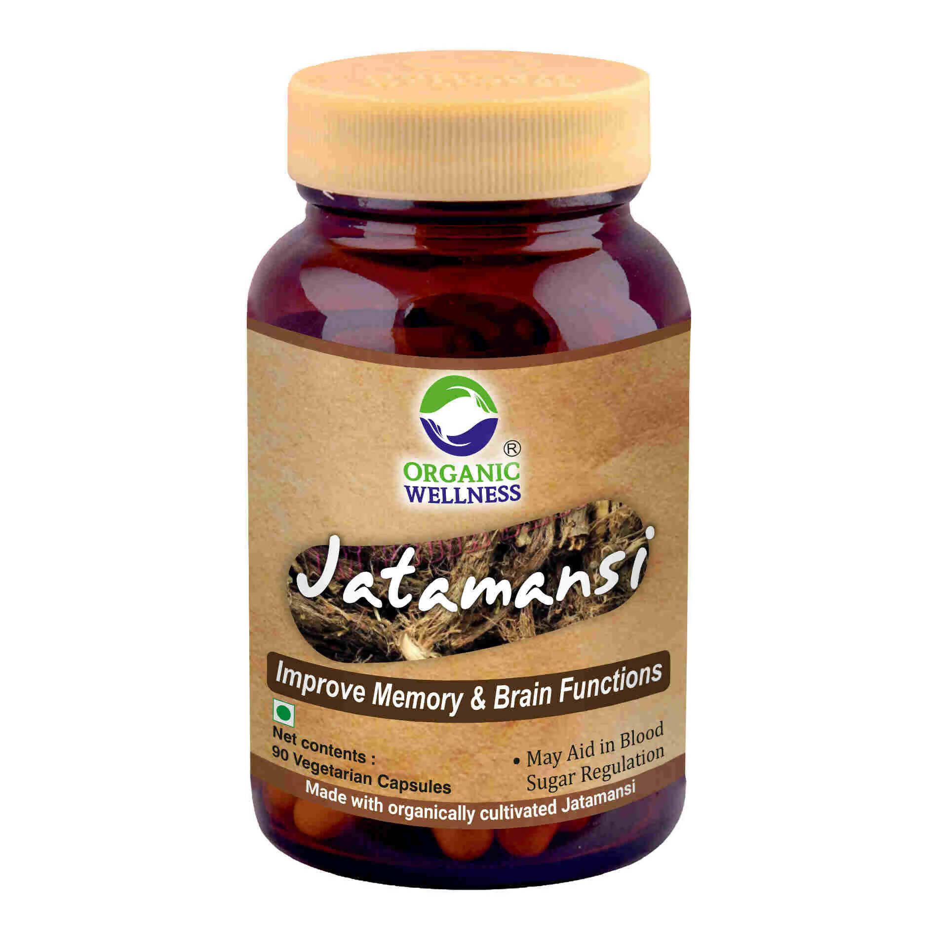 Organic Wellness Jatamansi Vegetarian Capsules - Mytrendzcart