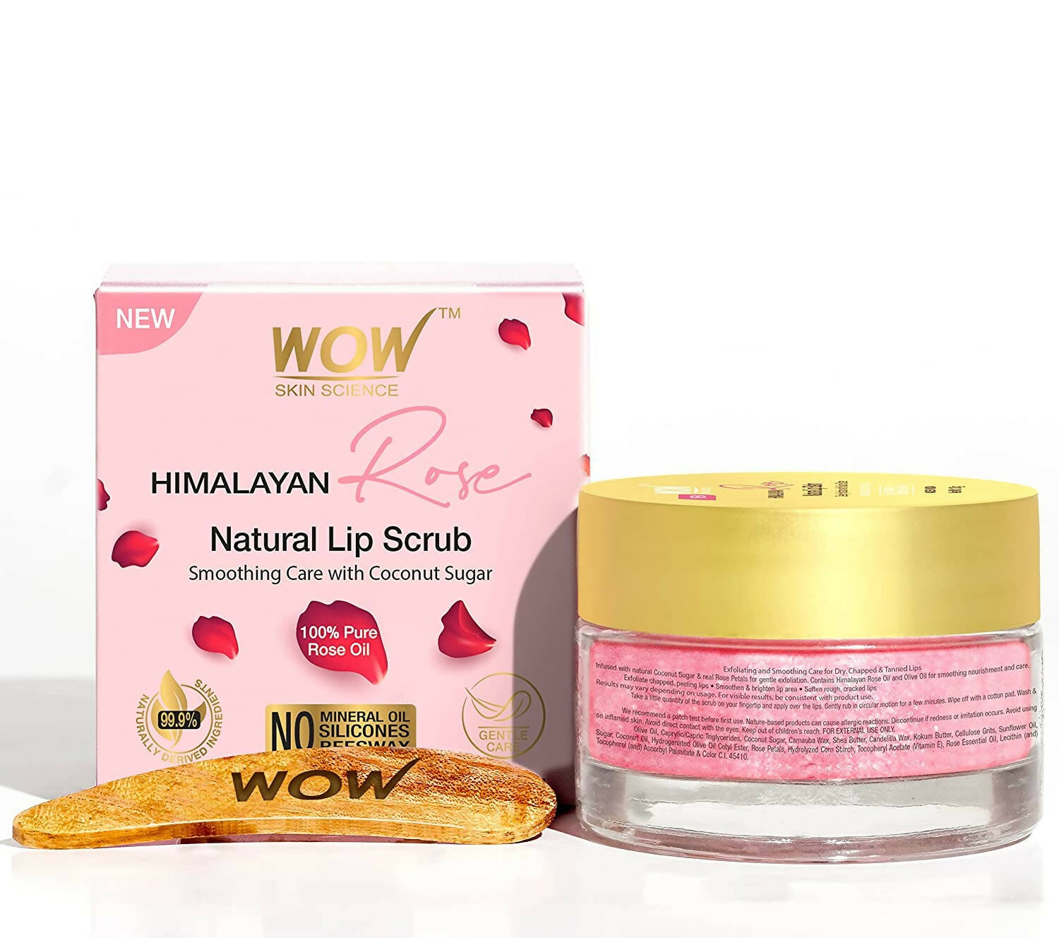 Wow Skin Science Himalayan Rose Lip Scrub - Mytrendzcart