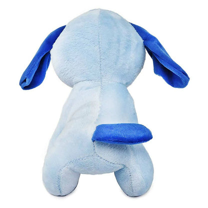 Webby Soft Animal Plush Standing Dog Toy 20cm-Blue Mytrendzcart