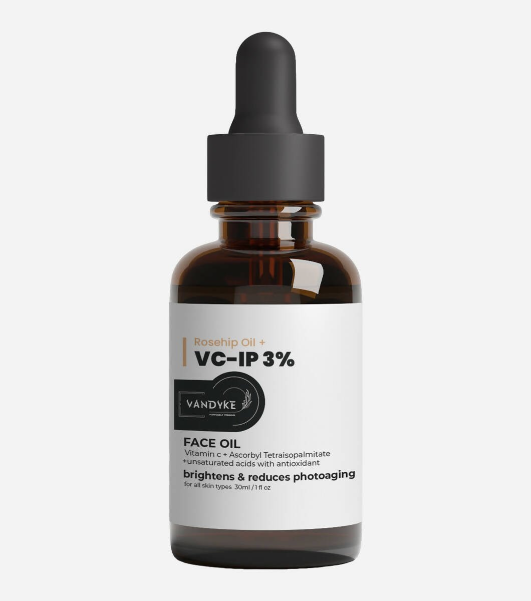 Vandyke Rosehip Oil + VC - IP 3% Face Oil - Mytrendzcart