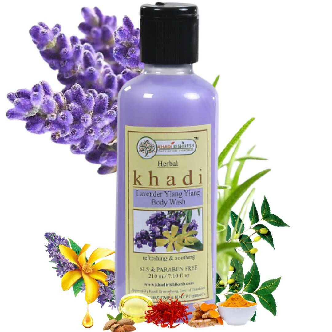 Khadi Rishikesh Herbal Lavender Ylang Ylang Body Wash - Mytrendzcart