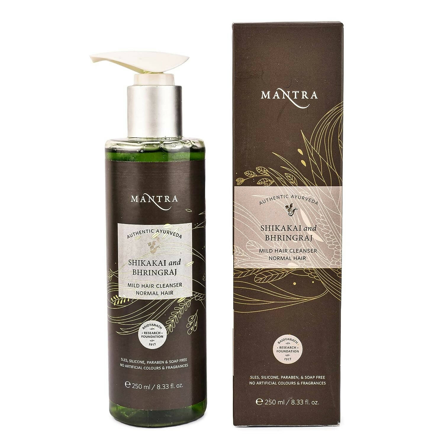 Mantra Herbal Shikakai and Bhringraj Mild Hair Cleanser For Normal Hair - Mytrendzcart