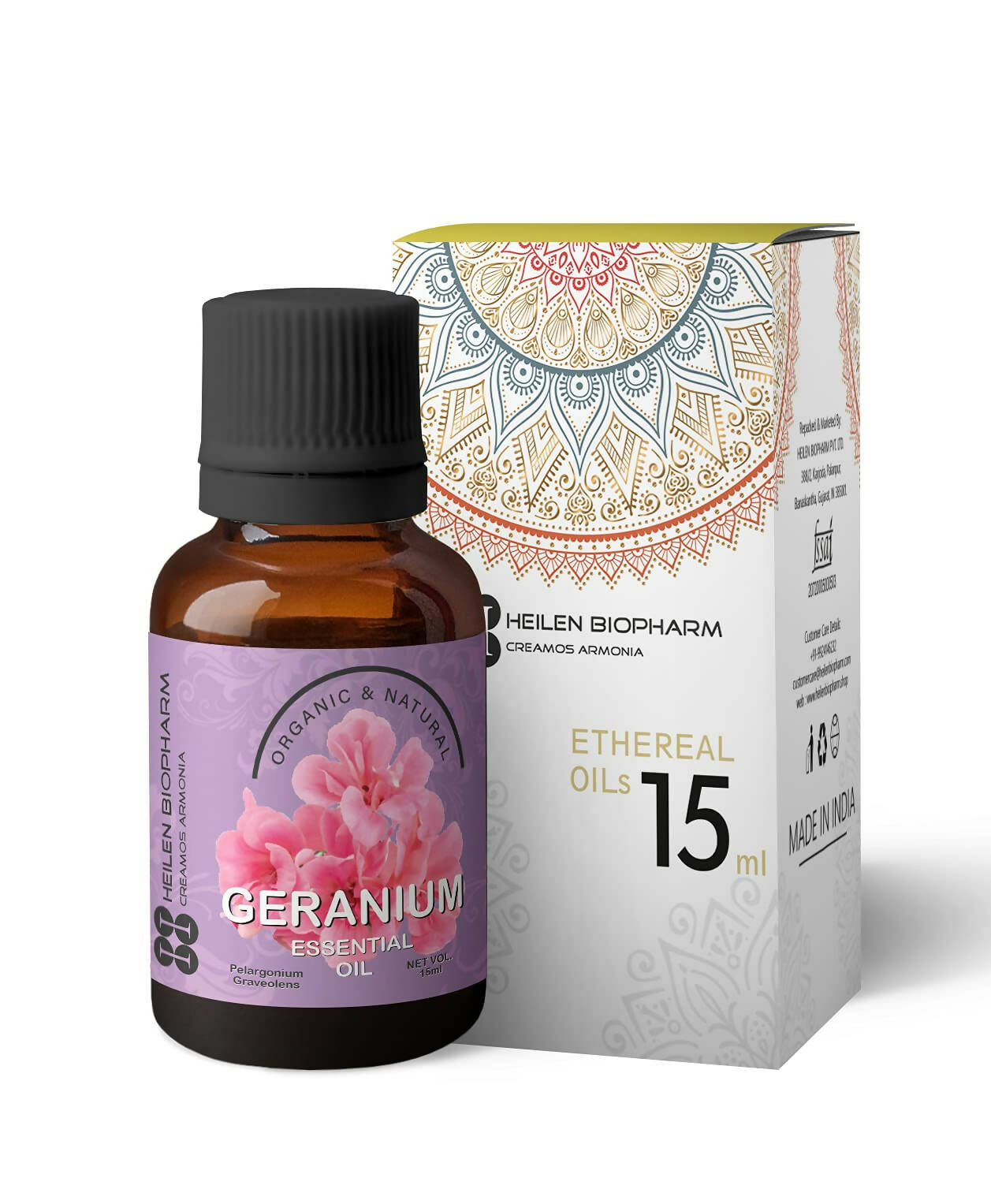 Heilen Biopharm Geranium Essential Oil - Mytrendzcart