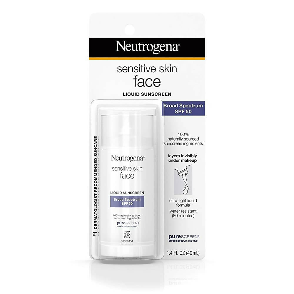 Neutrogena Pure & Free Liquid SPF 50 Sensitive Skin - Mytrendzcart