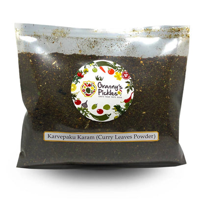 Granny's Pickles Karvepaku Karam -250 gm Mytrendzcart