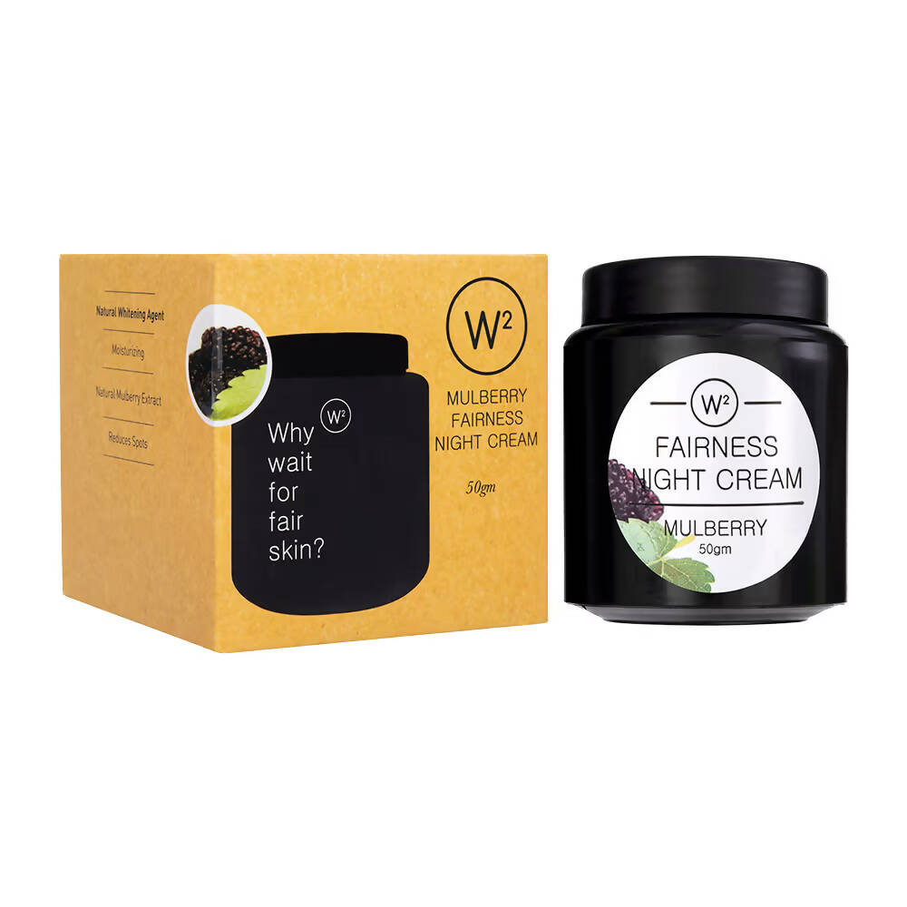 W2 Why Wait Mulberry Fairness Night Cream - Mytrendzcart