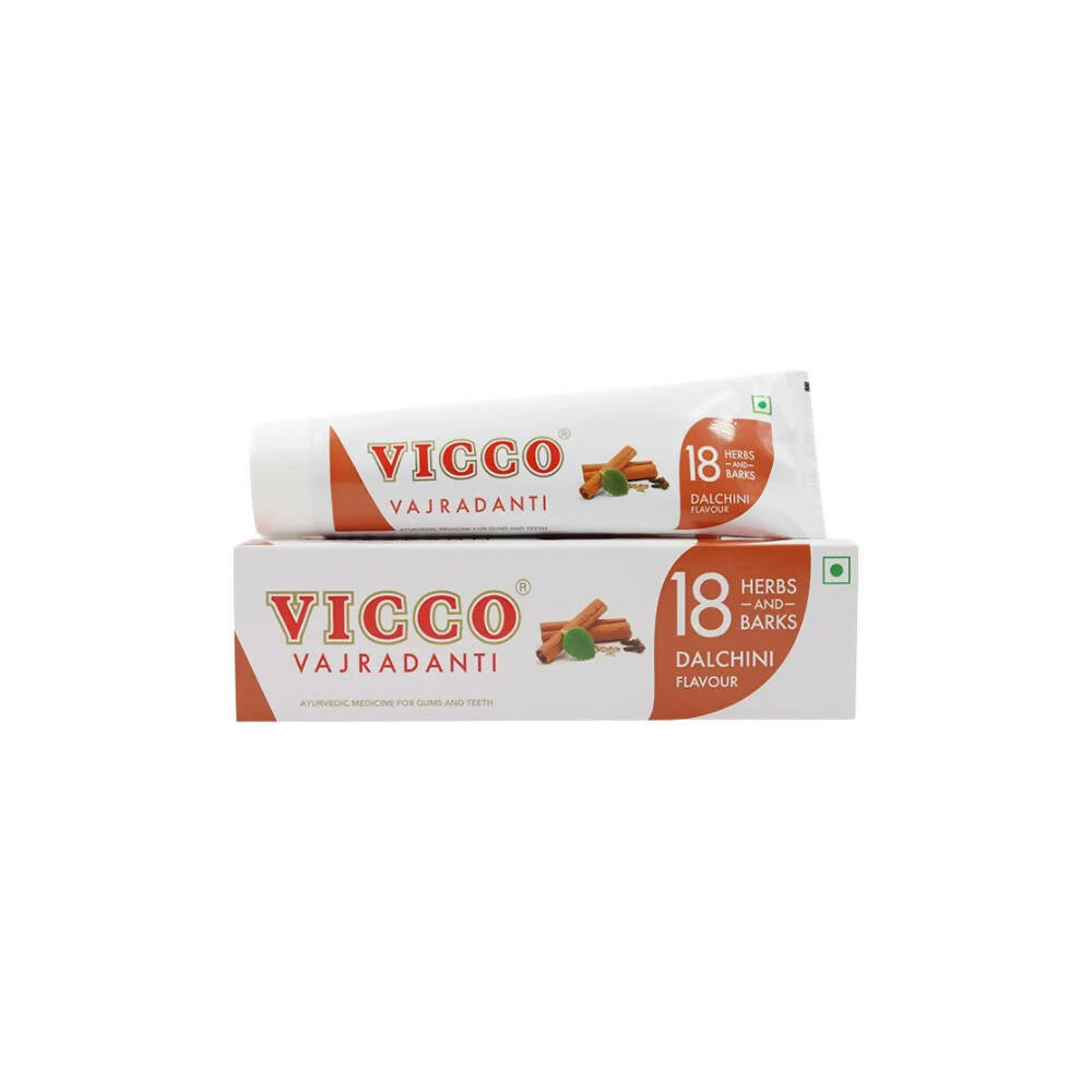 Vicco Vajradanti For Gums & Teeth Dalchini - Mytrendzcart