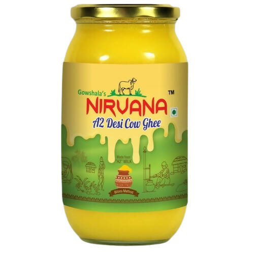 Gowshala's Nirvana A2 Desi Cow Ghee | Made From A2 Desi Cow's Milk | Premium Desi Ghee - Mytrendzcart