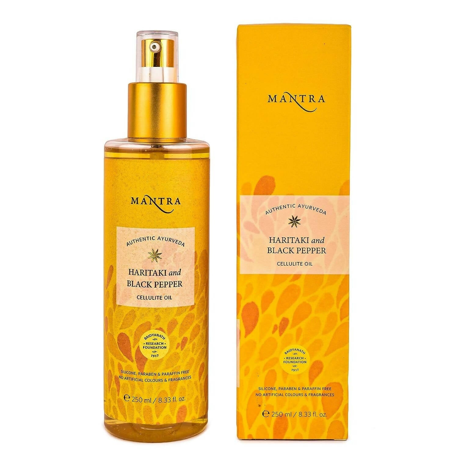 Mantra Herbal Haritaki and Black Pepper Cellulite Oil - Mytrendzcart