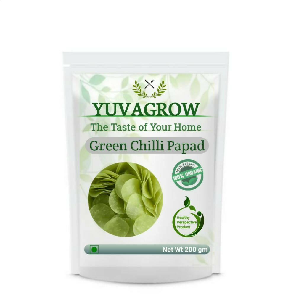 YuvagrowÊGreen Chilli Papad - Mytrendzcart