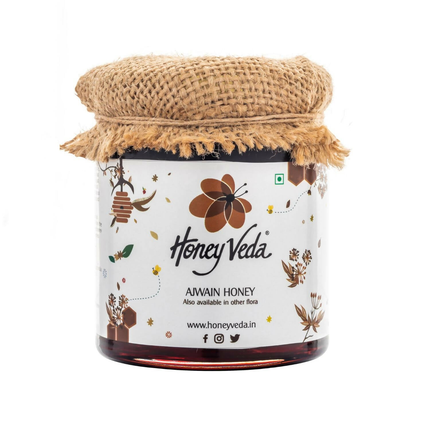 HoneyVeda Premium Raw Ajwain Honey - Mytrendzcart