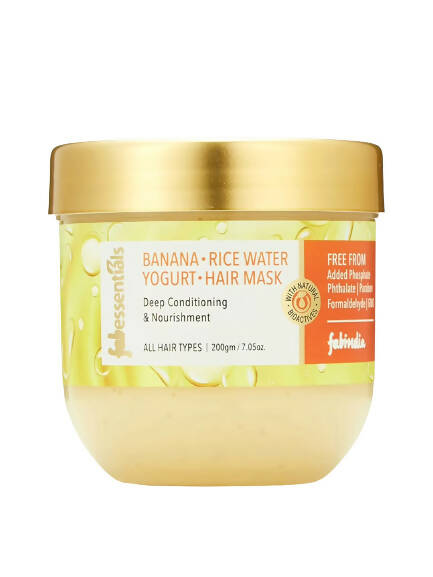 Fabessentials Banana Rice Water Yogurt Hair Mask - Mytrendzcart