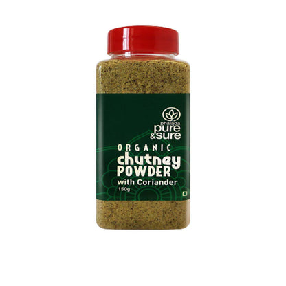 Pure & Sure Organic Chutney Powder With Coriander -150 gm Mytrendzcart