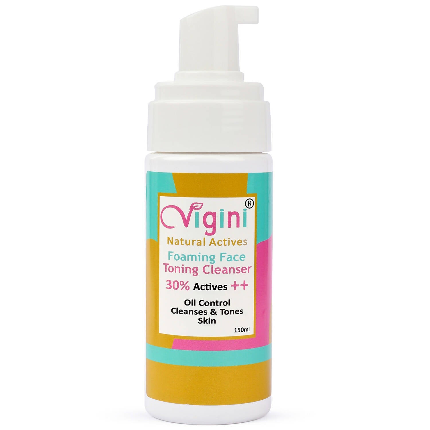 Vigini Natural Actives Foaming Face Toning Cleanser Face Wash for Men & Women - Mytrendzcart