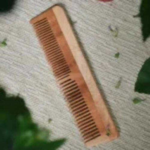 Lakshmi Krishna Naturals Neem Wood Comb - Mytrendzcart