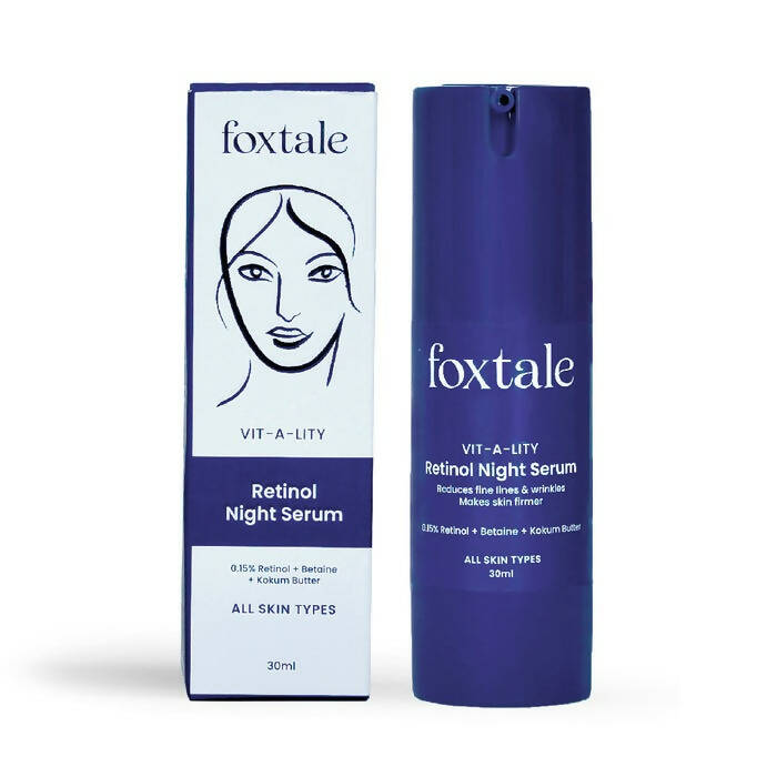 Foxtale Vit-A-Lity 0.15% Encapsulated Retinol Night Serum - Mytrendzcart