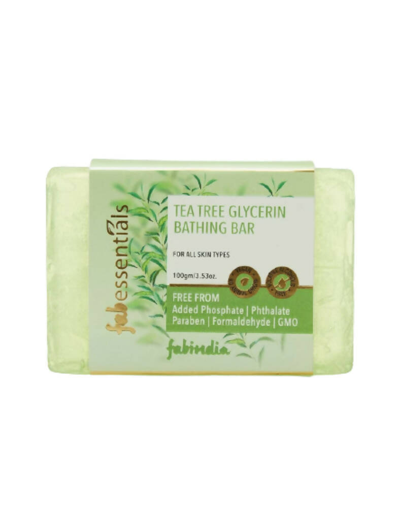 Fabessentials Tea Tree Glycerin Bathing Bar - Mytrendzcart