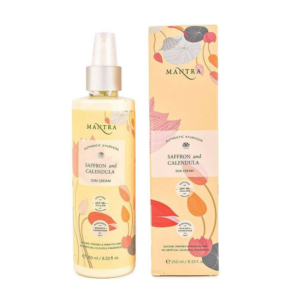 Mantra Herbal Saffron and Calendula Sun Cream - Mytrendzcart